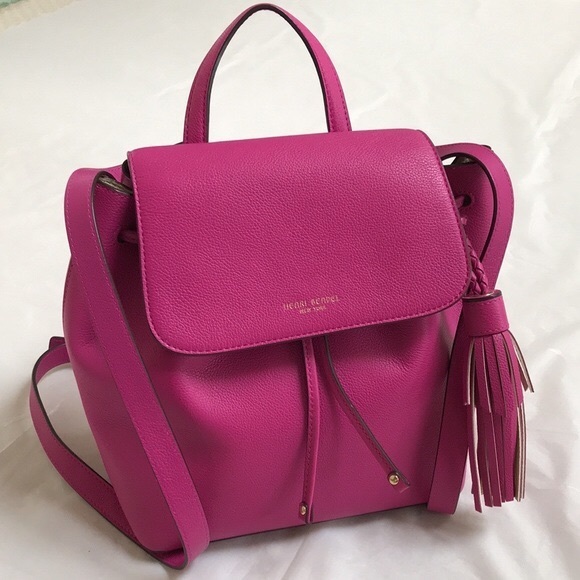 ⭐️HOST PICK⭐️ HENRI BENDEL Worth Avenue Pebbled Leather Backpack - Picture 2 of 16